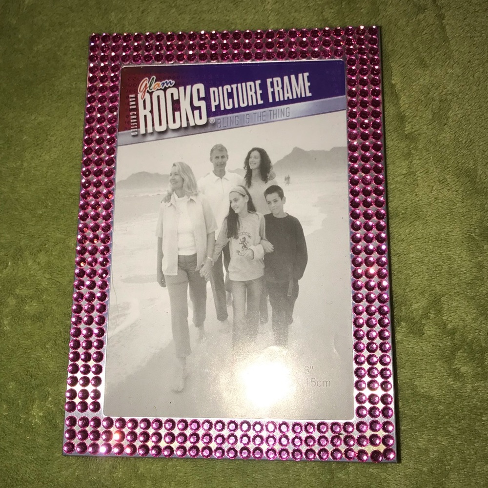 pink gems frame